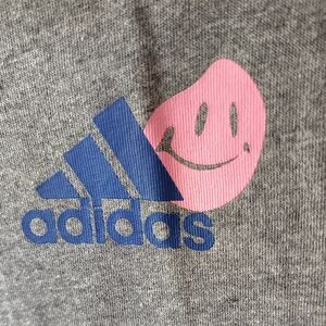 😊 Adidas Smile Logo Long Sleeve T-shirt. Youth L (14-16) Regular Fit